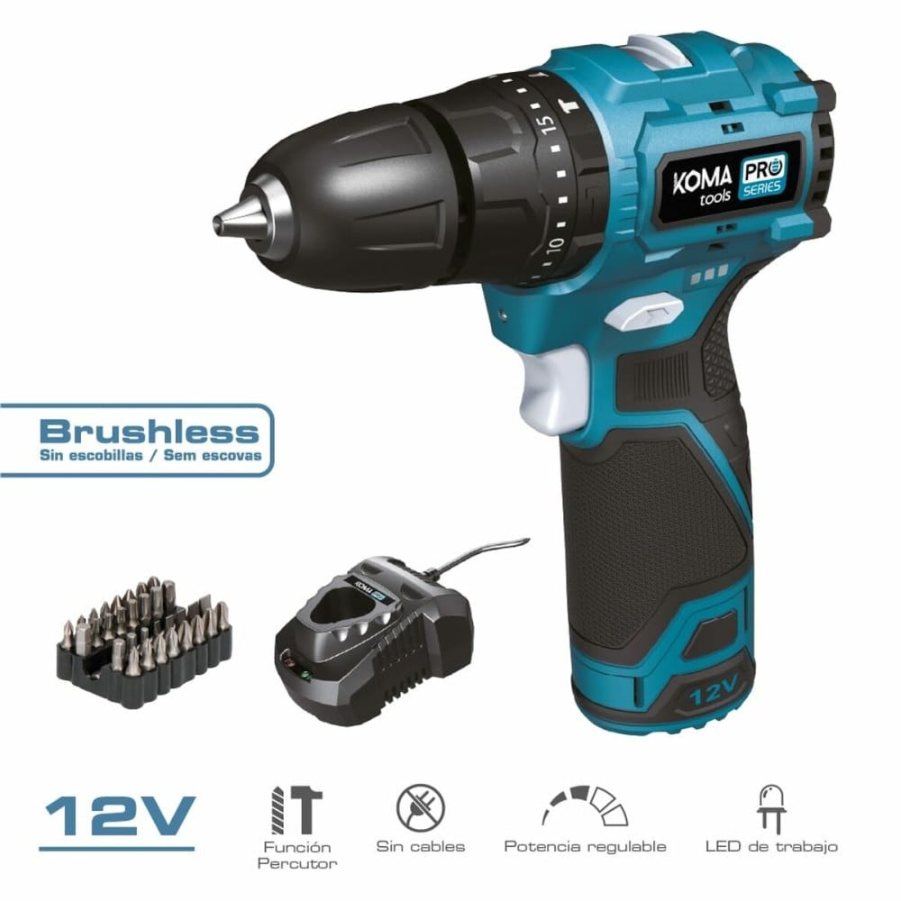 Bohrset und Zubehör Koma Tools 12 V