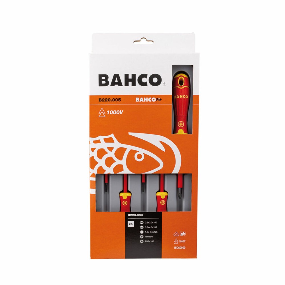Jeu de tournevis Bahco Bahcofit 5 Pièces