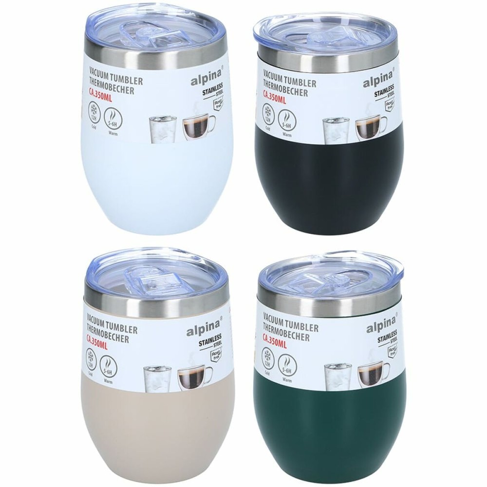 Thermobecher mit Deckel Alpina Bunt 350 ml