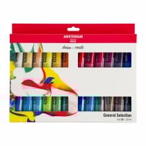 Set de peinture acrylique Talens Multicouleur 20 ml 24 Pièces (3 Unités)