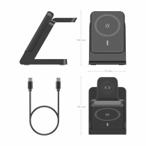 Chargeur sans fil Aisens ASCH-15W4WC064-BK Noir 15 W