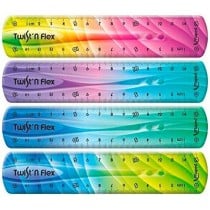 Satz Lineale Maped Twist'n Flex Bunt 15 cm Flexibel 20 Stück