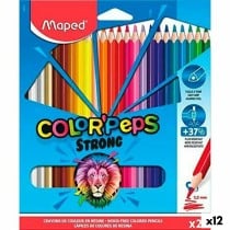 Buntstifte Maped Color' Peps Strong Bunt 24 Stücke (12 Stück)