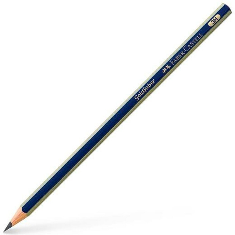 Bleistift Faber-Castell GOLDFABER Sechseckig 3H Schwarz (12 Stück)