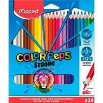 Buntstifte Maped Color' Peps Strong Bunt 24 Stücke (12 Stück)