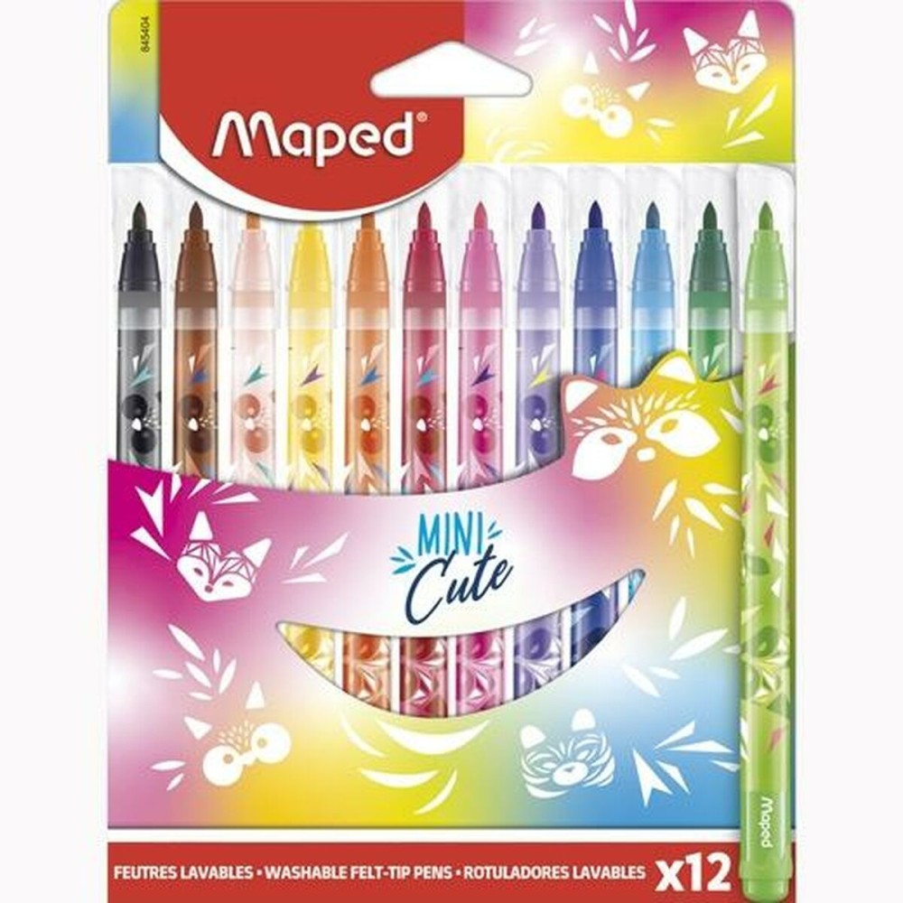 Marker-Set Maped Mini Cute Bunt 12 Stücke (12 Stück)