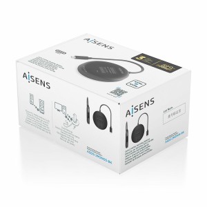 Ladestation Aisens ASDS-2M2N05-BK Schwarz