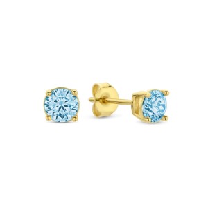 Ladies' Earrings New Bling HIN00336 Golden