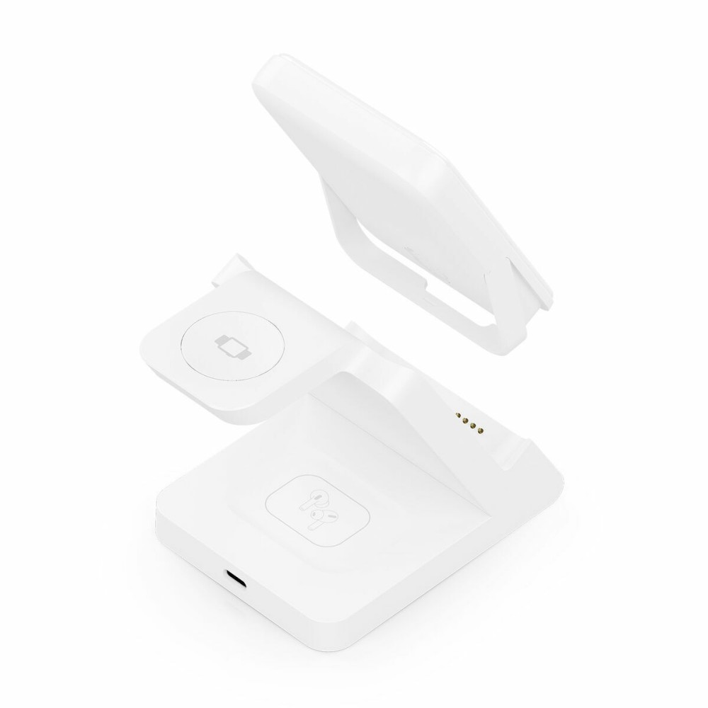 Cordless Charger Aisens ASCH-15W4WC063-W White 15 W