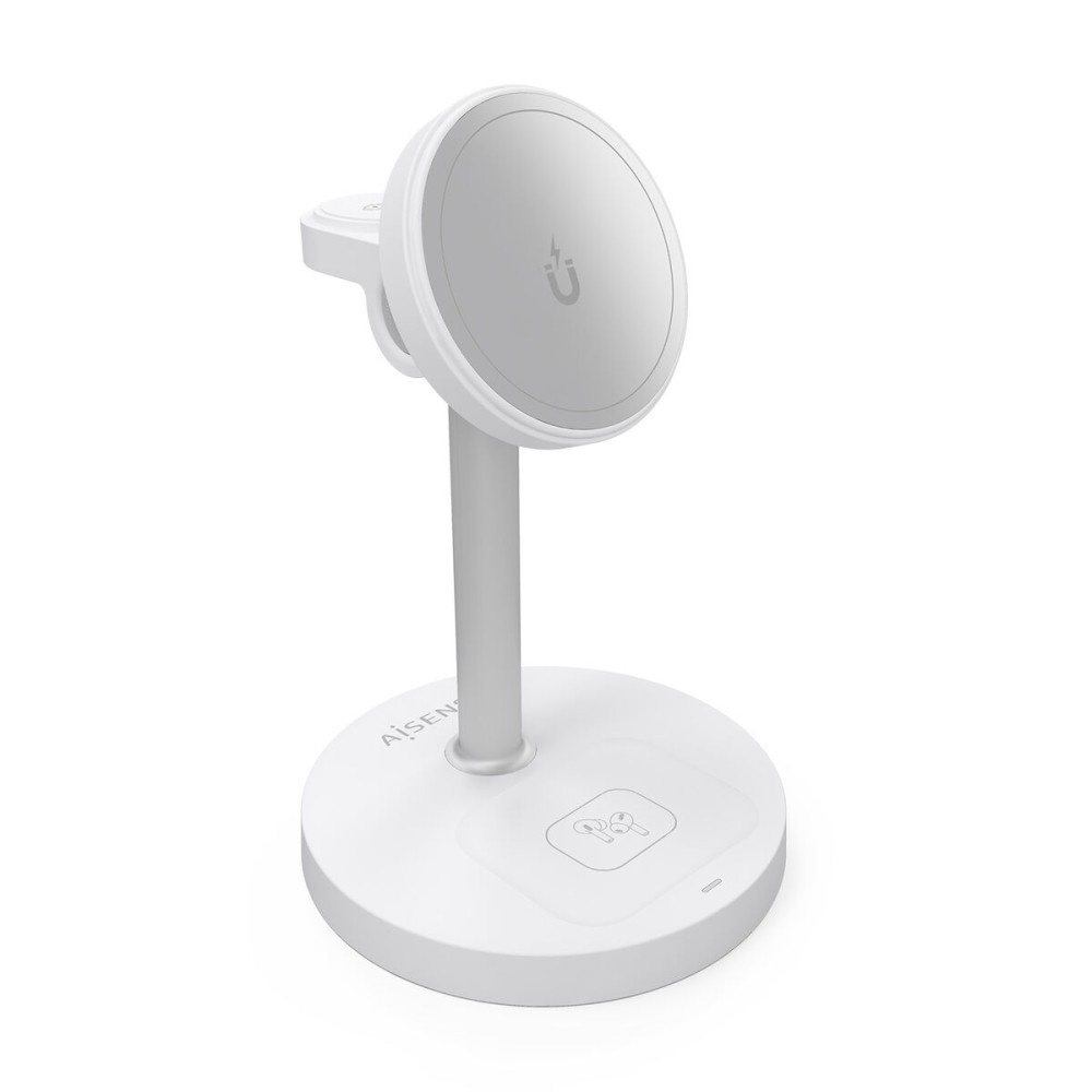 Chargeur sans fil Aisens ASCH-15W3WC065-W Blanc 15 W