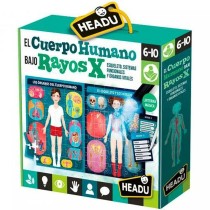 Jeu Éducation Enfant HEADU El cuerpo humano Rayos X (4 Unités)