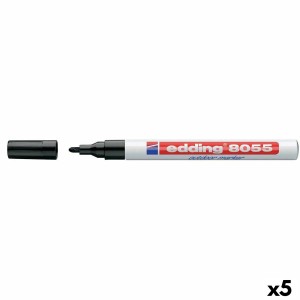 Dauermarker Edding EDDING 8055 Schwarz 1-2 mm (5 Stück)