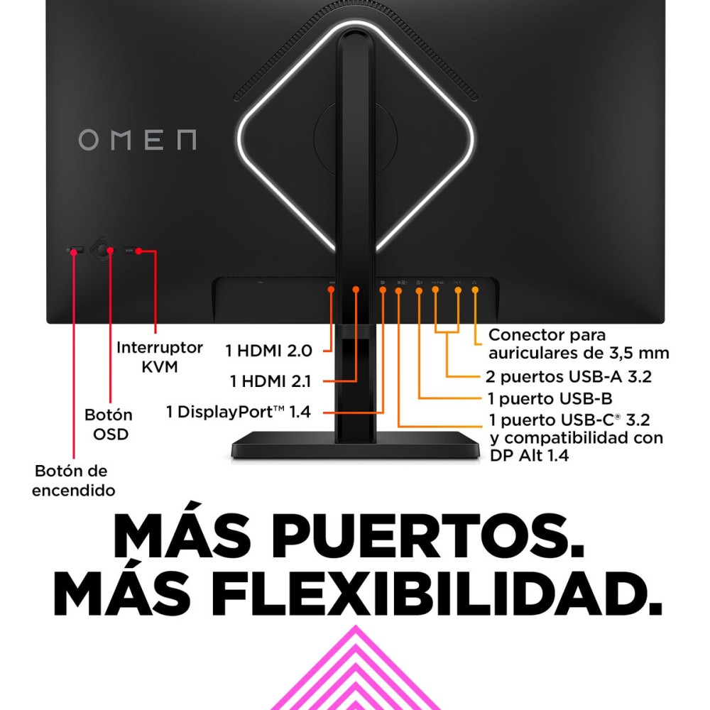 Gaming Monitor HP 780G8E9ABB 4K Ultra HD 27"