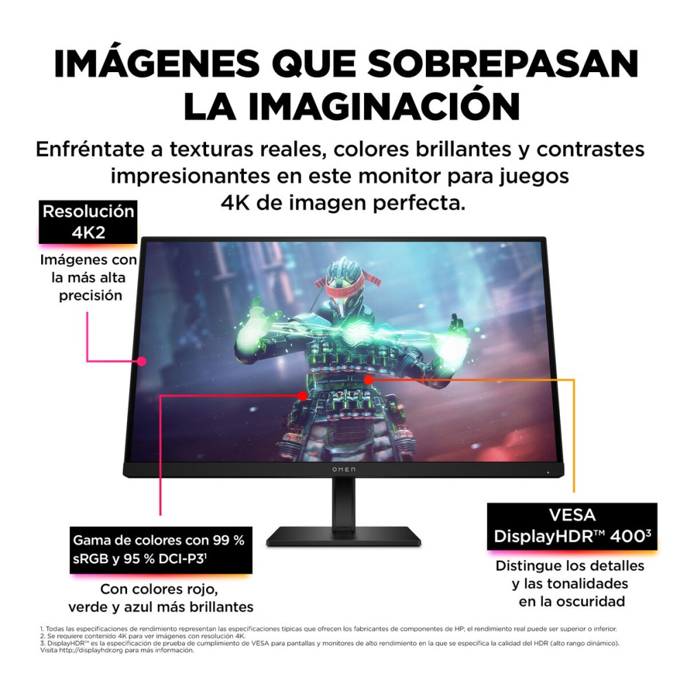 Monitor Gaming HP 780G8E9ABB 4K Ultra HD 27"