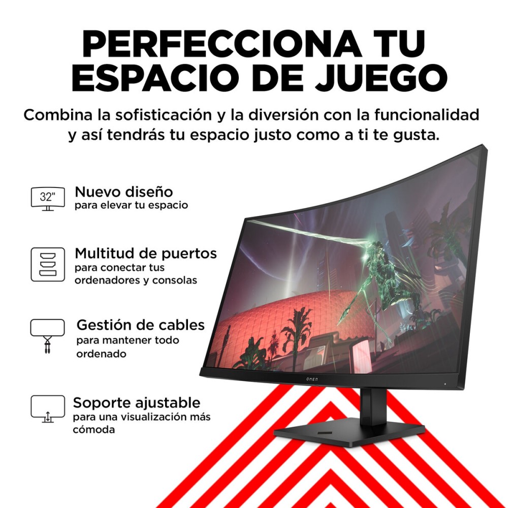 Monitor Gaming HP 780K6E9ABB Quad HD 32"