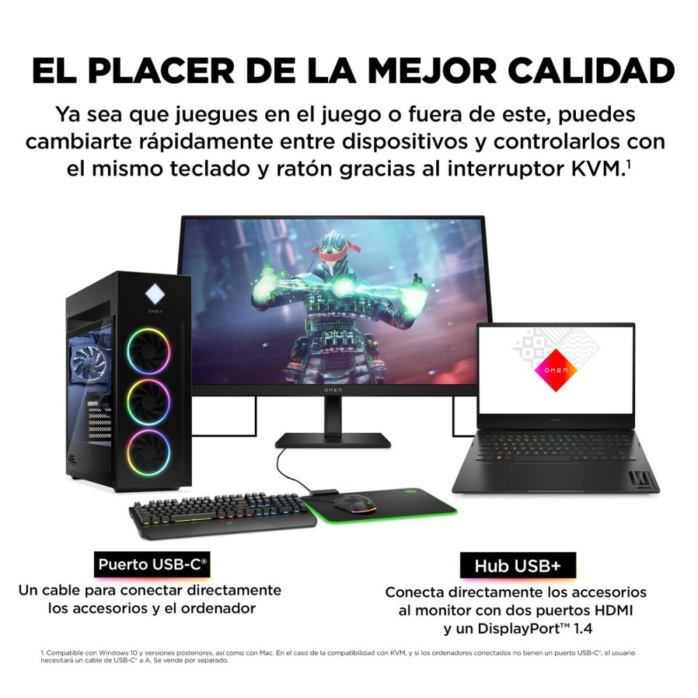 Gaming Monitor HP 780G8E9ABB 4K Ultra HD 27"