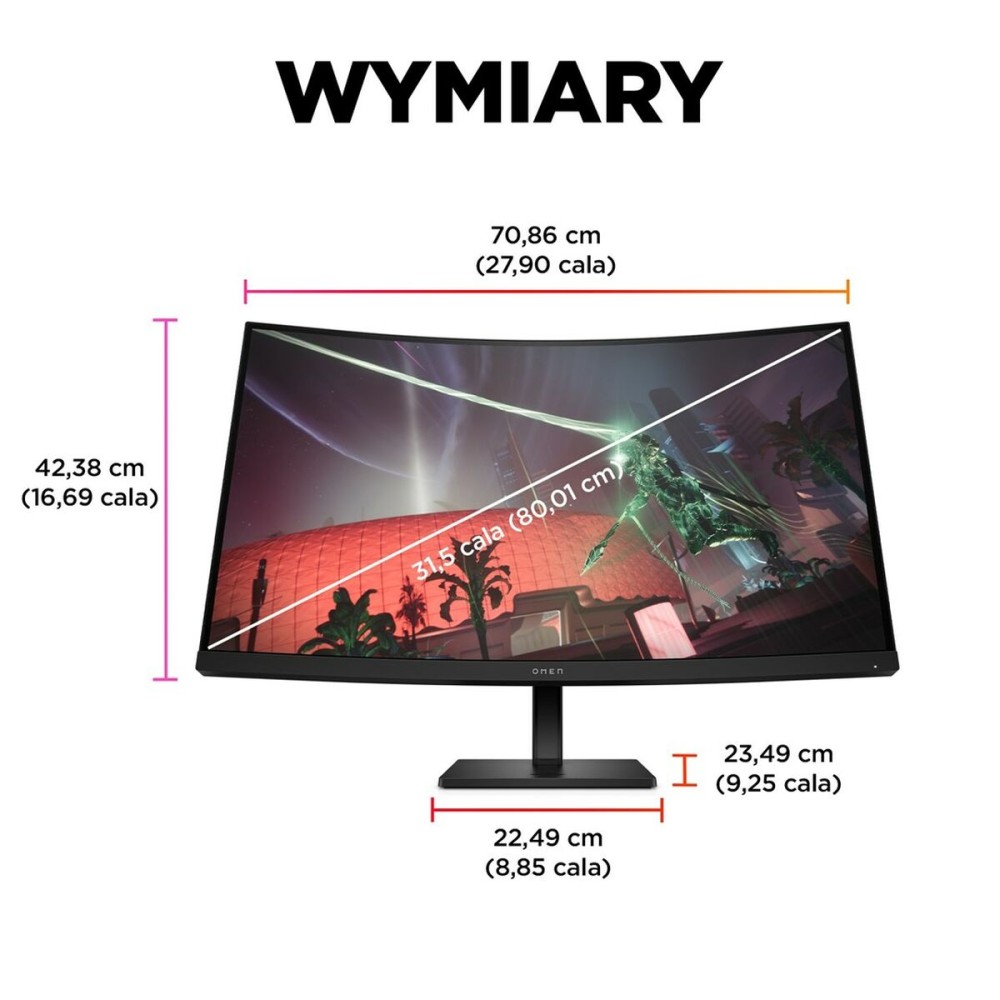 Monitor Gaming HP 780K6E9ABB Quad HD 32"