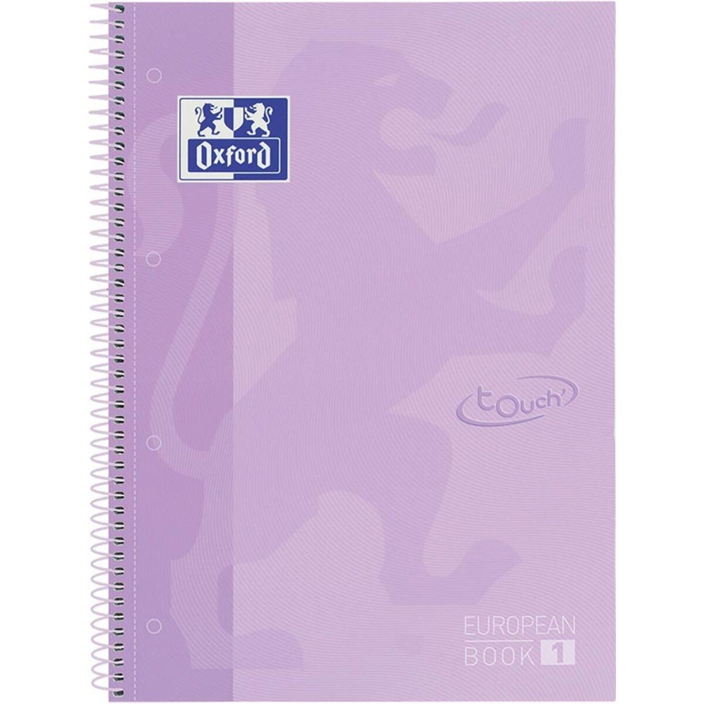 Cahier à Spirale Oxford A4 80 Volets (5 Unités)