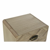 Caisson à Tiroirs DKD Home Decor Noir Naturel Métal Bois MDF Boho 37 x 31,5 x 80 cm