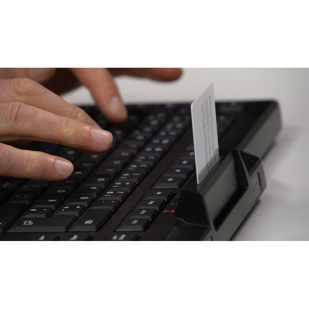 Clavier Cherry JK-A0400EU-2 Noir Espagnol Qwerty QWERTZ QWERTY Qwerty US