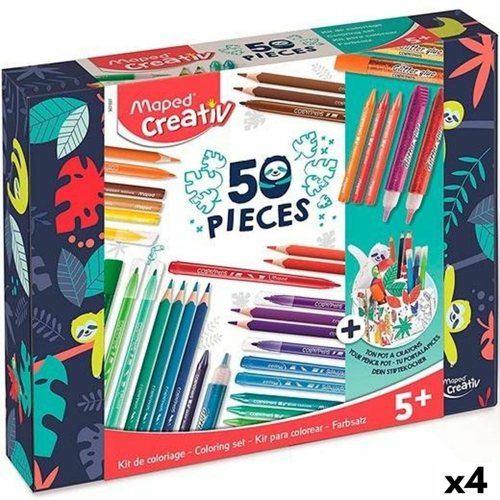 Kit de Dessin Maped 50 Pièces (4 Unités)