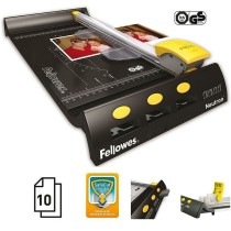 Rogneuse Fellowes NEUTRON Noir Argenté A4 (4 Unités)