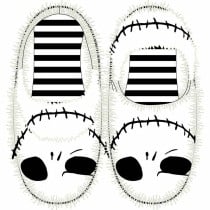 House Slippers The Nightmare Before Christmas White