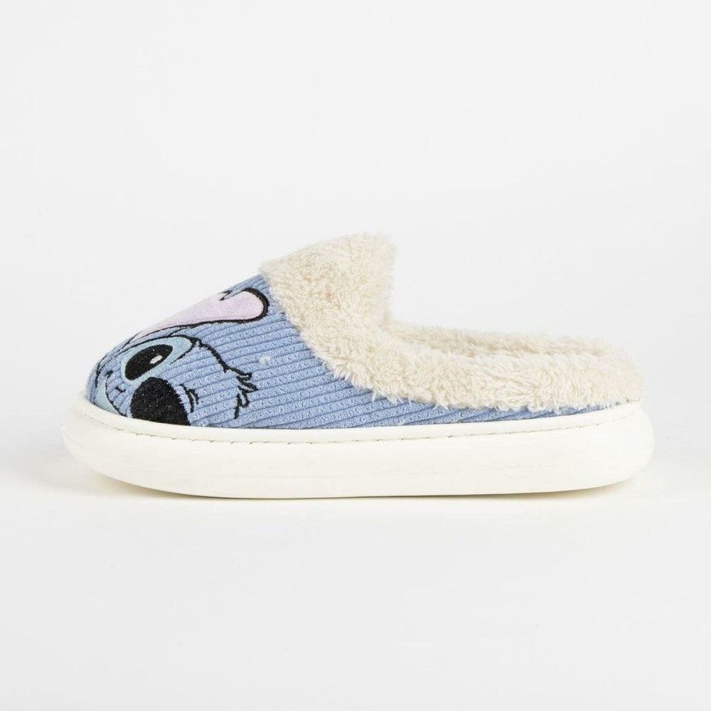 House Slippers Stitch Blue