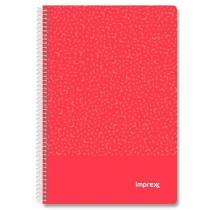 Cahier Imprex Rouge Din A4 80 Volets (4 Unités)