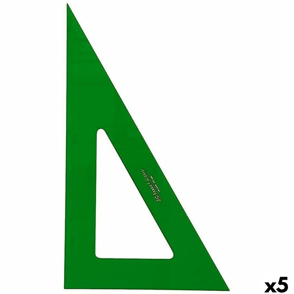Maurerwinkel Faber-Castell grün 12 cm (5 Stück)