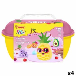 Knetspiel Jovi PLAY&FUN SWEET Bunt (4 Stück)