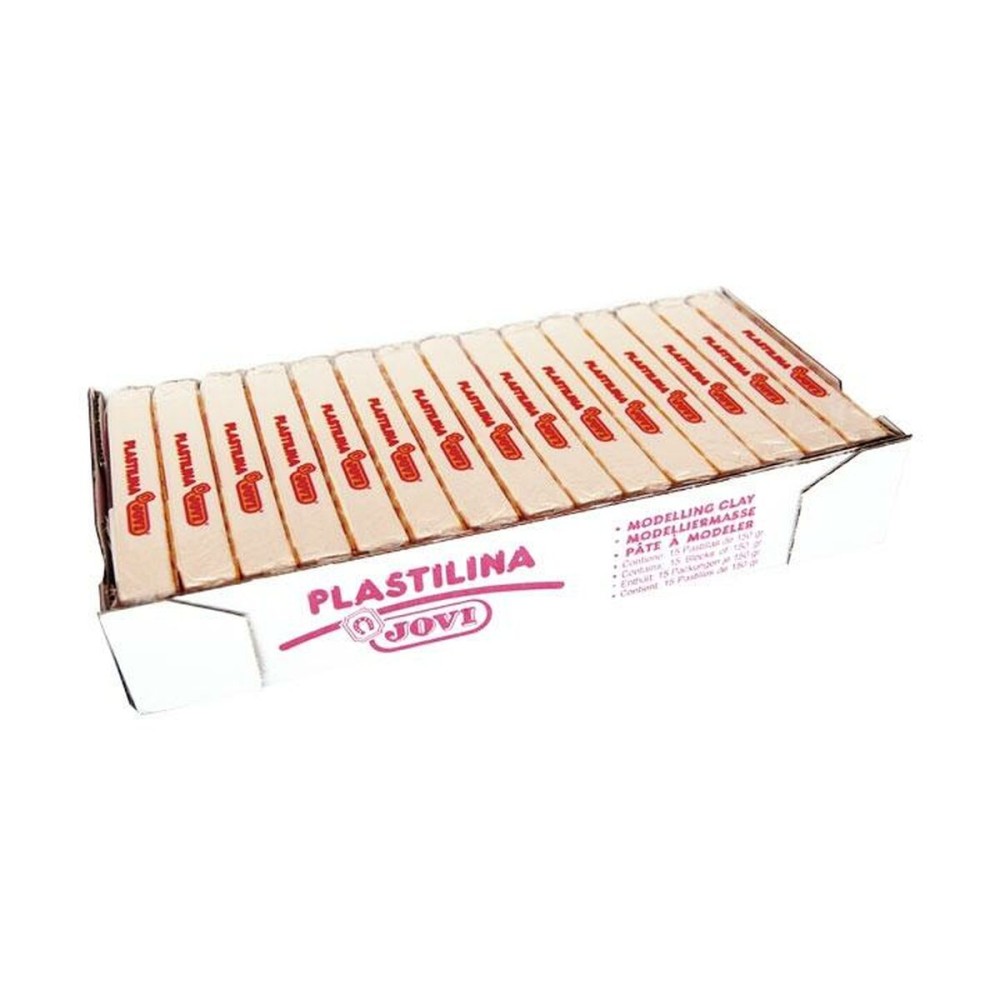 Modelling clay Jovi White 150 g 15 Pieces (4 Units)