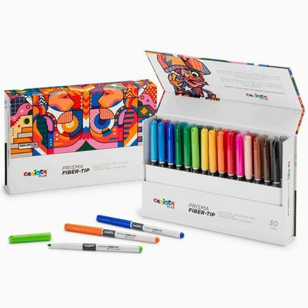 Ensemble de Marqueurs Carioca Prisma Multicouleur 30 Pièces (6 Unités)