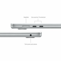 Laptop Apple MXD23Y/A Spanish Qwerty 15,3" M3 16 GB RAM 512 GB SSD