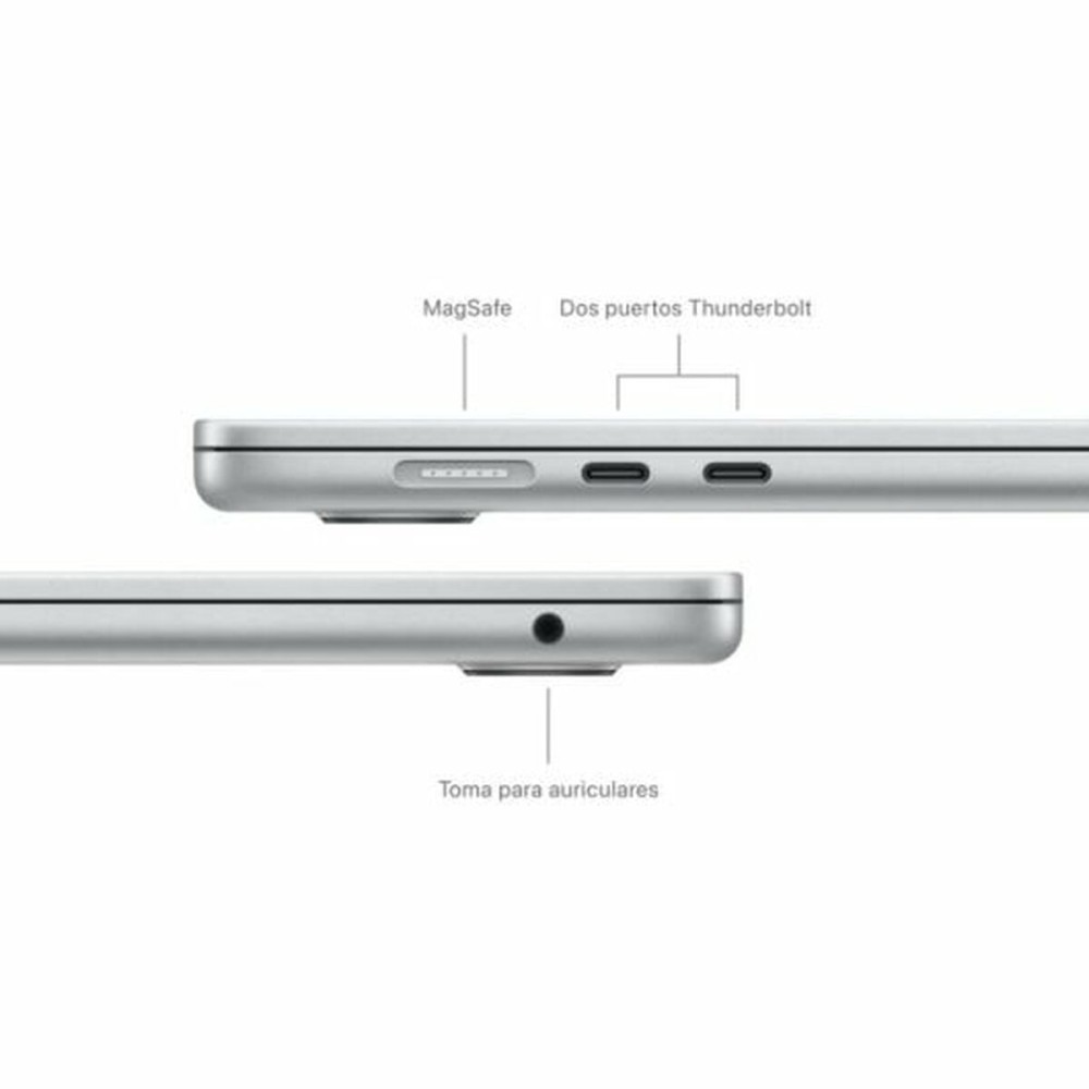 Laptop Apple MXD23Y/A Spanish Qwerty 15,3" M3 16 GB RAM 512 GB SSD