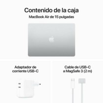 Laptop Apple MXD23Y/A Spanish Qwerty 15,3" M3 16 GB RAM 512 GB SSD