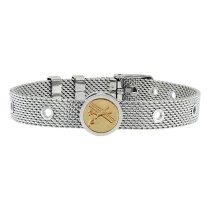 Unisex-Armreif Hairstylist Talent Jewels TJA-3-19-01-1-235 Silberfarben