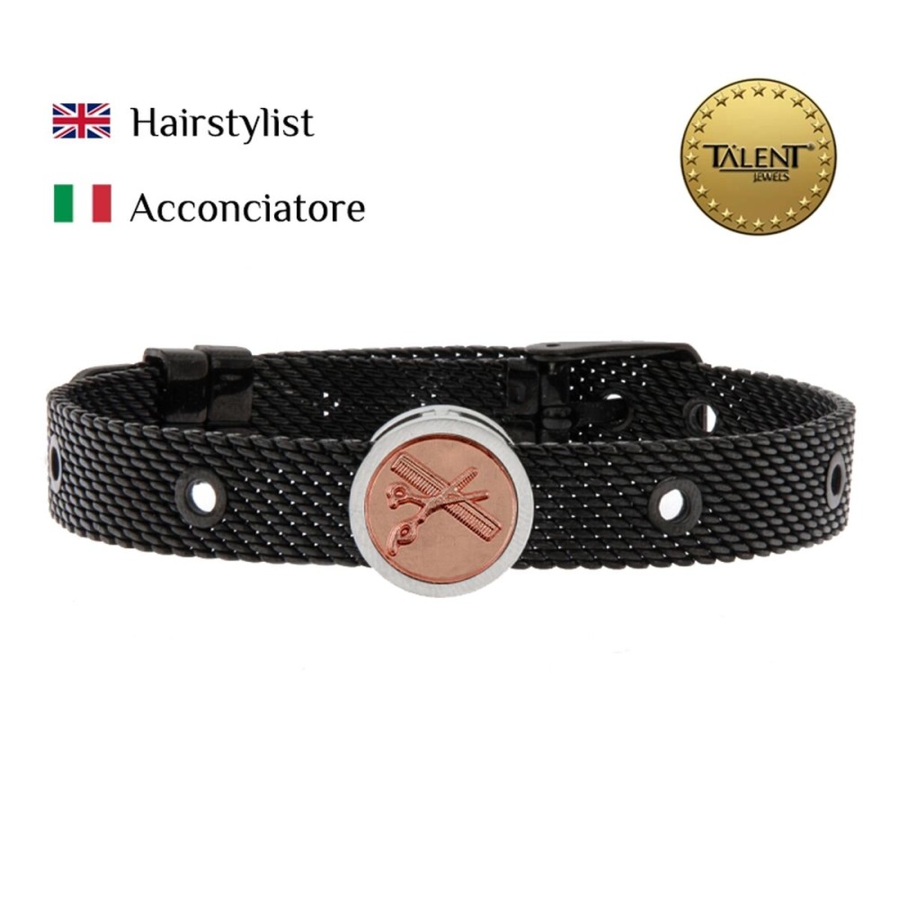 Bracelet Unisexe Hairstylist Talent Jewels TJA-3-19-02-2-235 Noir