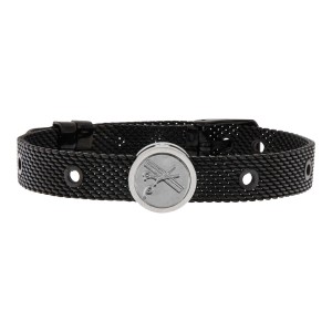 Unisex Bracelet Hairstylist Talent Jewels TJA-3-19-03-2-235 Black