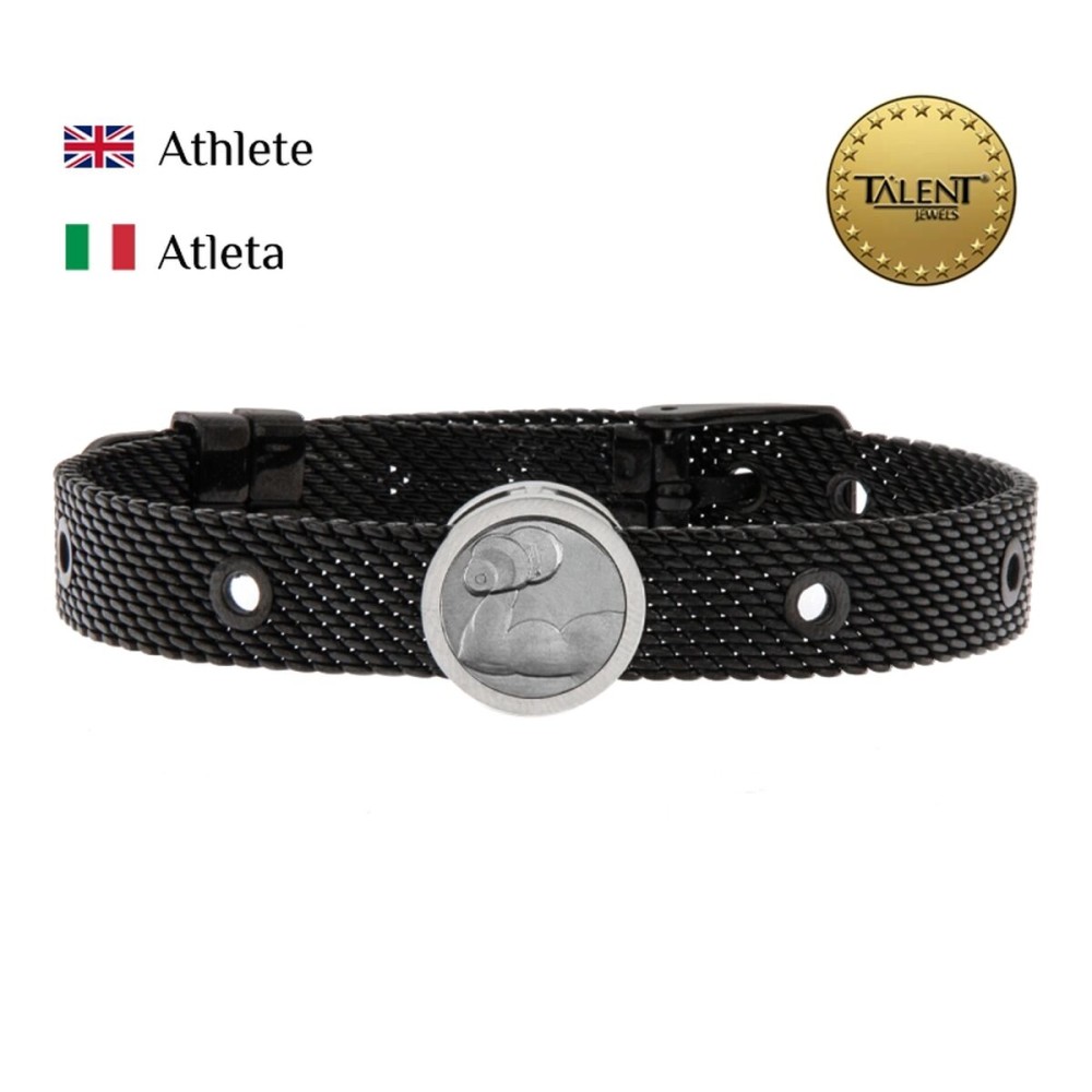 Bracelet Unisexe Athlete Talent Jewels TJA-1-11-03-2-235 Noir