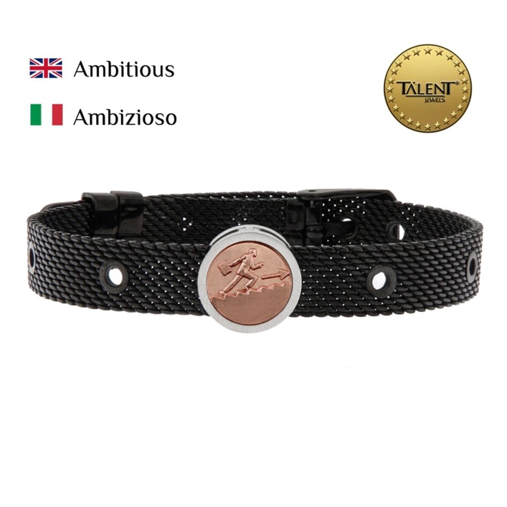Bracelet Unisexe Ambitious Talent Jewels TJA-5-02-02-2-235 Noir