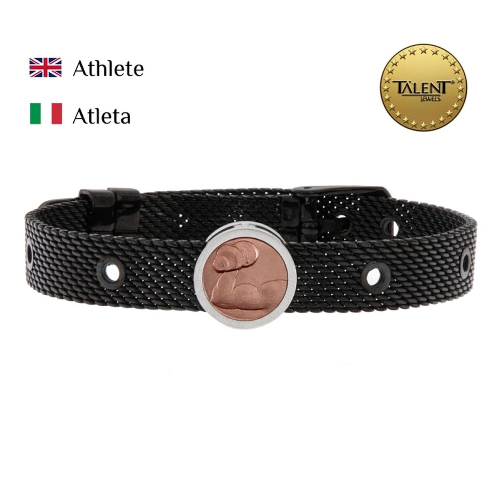 Bracelet Unisexe Athlete Talent Jewels TJA-1-11-02-2-235 Noir