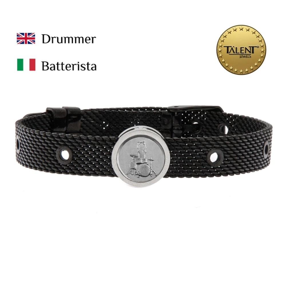Bracelet Unisexe Drummer Talent Jewels TJA-4-01-03-2-235 Noir