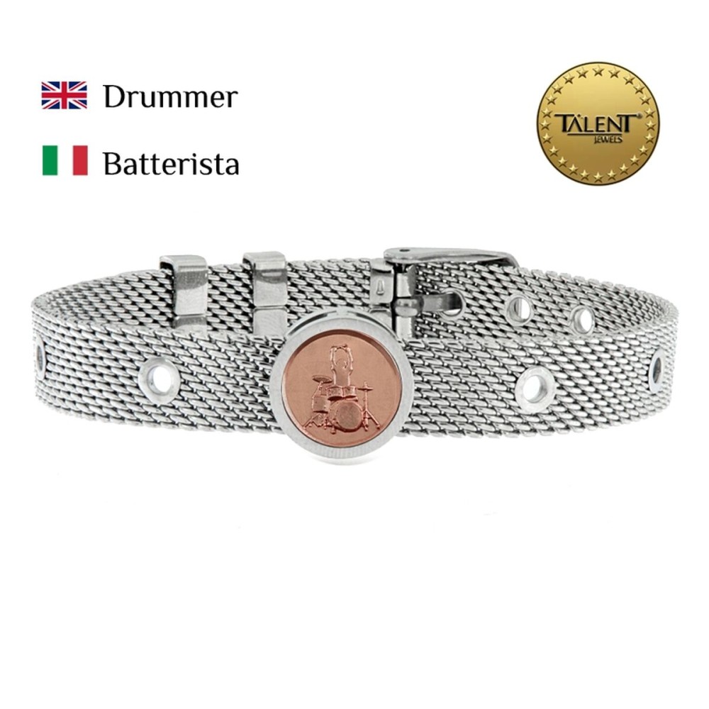 Bracelet Unisexe Drummer Talent Jewels TJA-4-01-02-1-235 Argenté