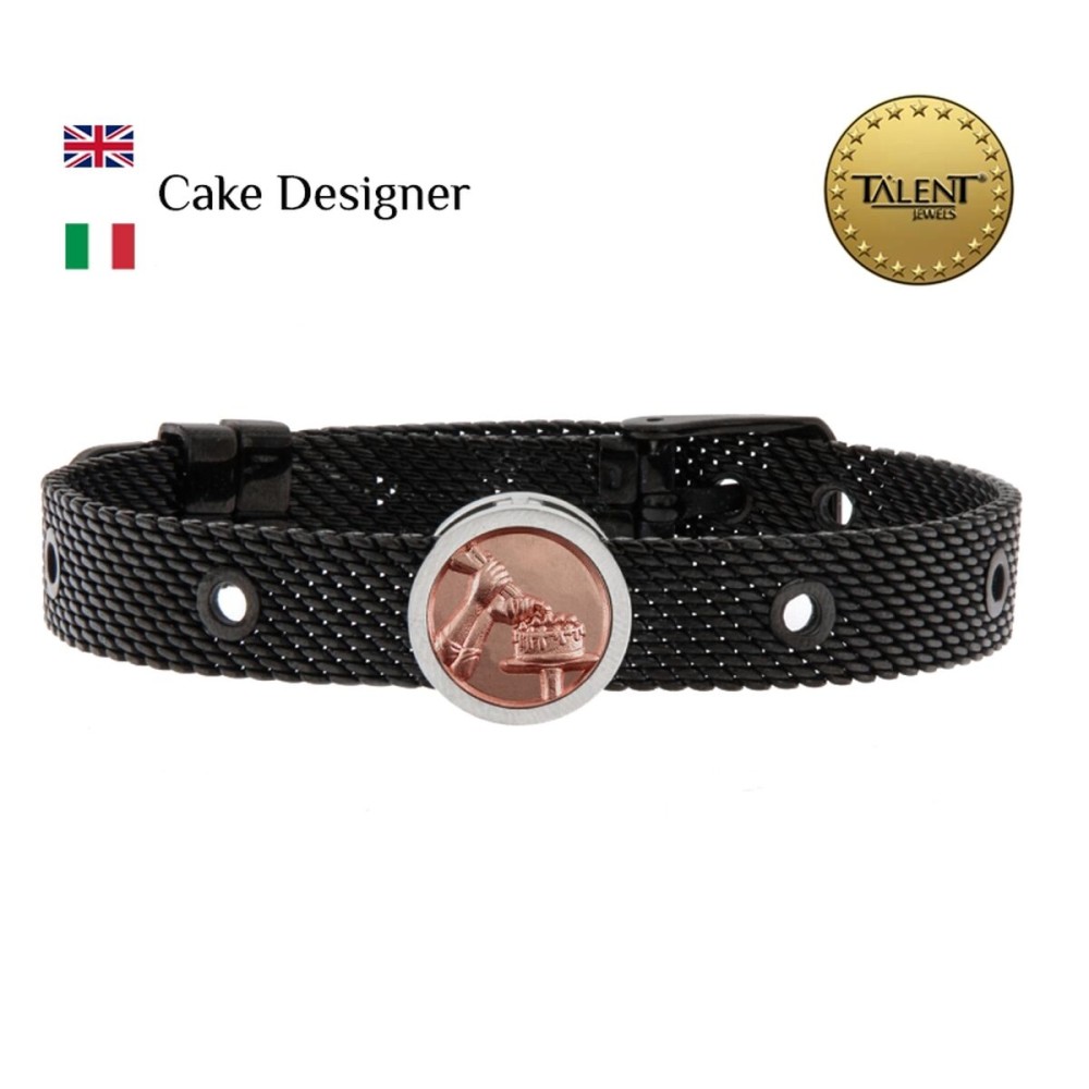 Bracelet Unisexe Cake Designer Talent Jewels TJA-3-04-02-2-235 Noir