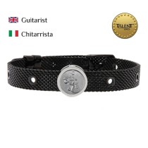 Bracelet Unisexe Guitarist Talent Jewels TJA-4-03-03-2-235 Noir