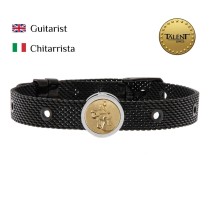 Bracelet Unisexe Guitarist Talent Jewels TJA-4-03-01-2-235 Noir