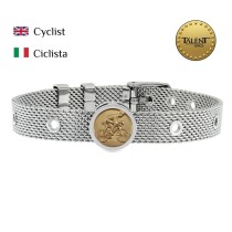 Bracelet Unisexe Cyclist Talent Jewels TJA-1-01-01-1-235 Argenté