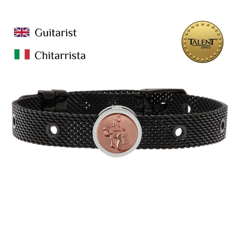 Bracelet Unisexe Guitarist Talent Jewels TJA-4-03-02-2-235 Noir