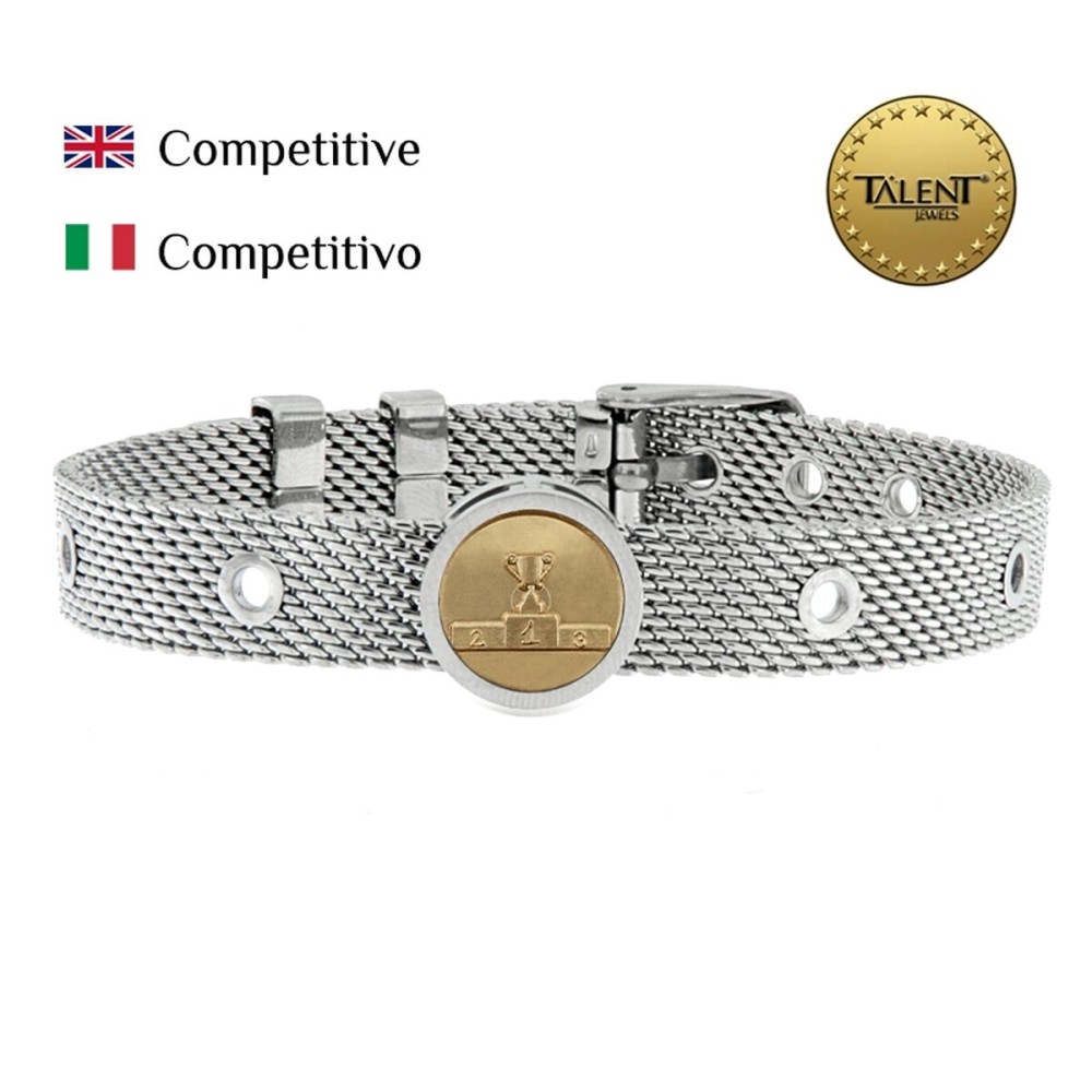 Unisex-Armreif Competitive Talent Jewels TJA-5-04-01-1-235 Silberfarben